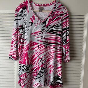 Chico's 3/4 Length Sleeve Tunic